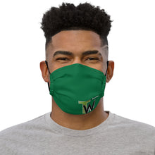 Load image into Gallery viewer, Corner Logo Face Mask | Green