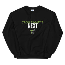 Load image into Gallery viewer, Tackle What's Next | Unisex Crewneck (Black, White)