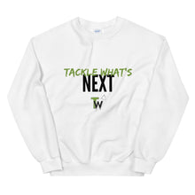 Load image into Gallery viewer, Tackle What's Next | Unisex Crewneck (Black, White)