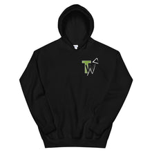 Load image into Gallery viewer, Unisex Corner Logo Hoodie | #TeamTWN (White, Black, Grey)