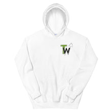 Load image into Gallery viewer, Unisex Corner Logo Hoodie | #TeamTWN (White, Black, Grey)