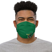 Load image into Gallery viewer, Corner Logo Face Mask | Green
