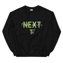 Load image into Gallery viewer, Tackle What&#39;s Next Script | Women&#39;s Crewneck (Black, White)
