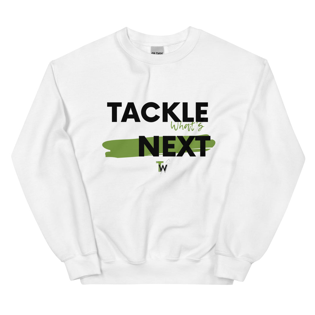 Tackle What's Next Paint Stroke | Unisex Crewneck (Black, White)