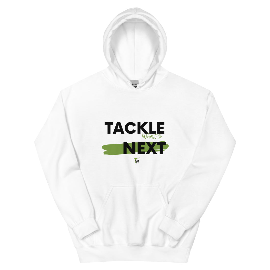 Tackle What's Next Paint Stroke | Unisex Hoodie (Black, White)