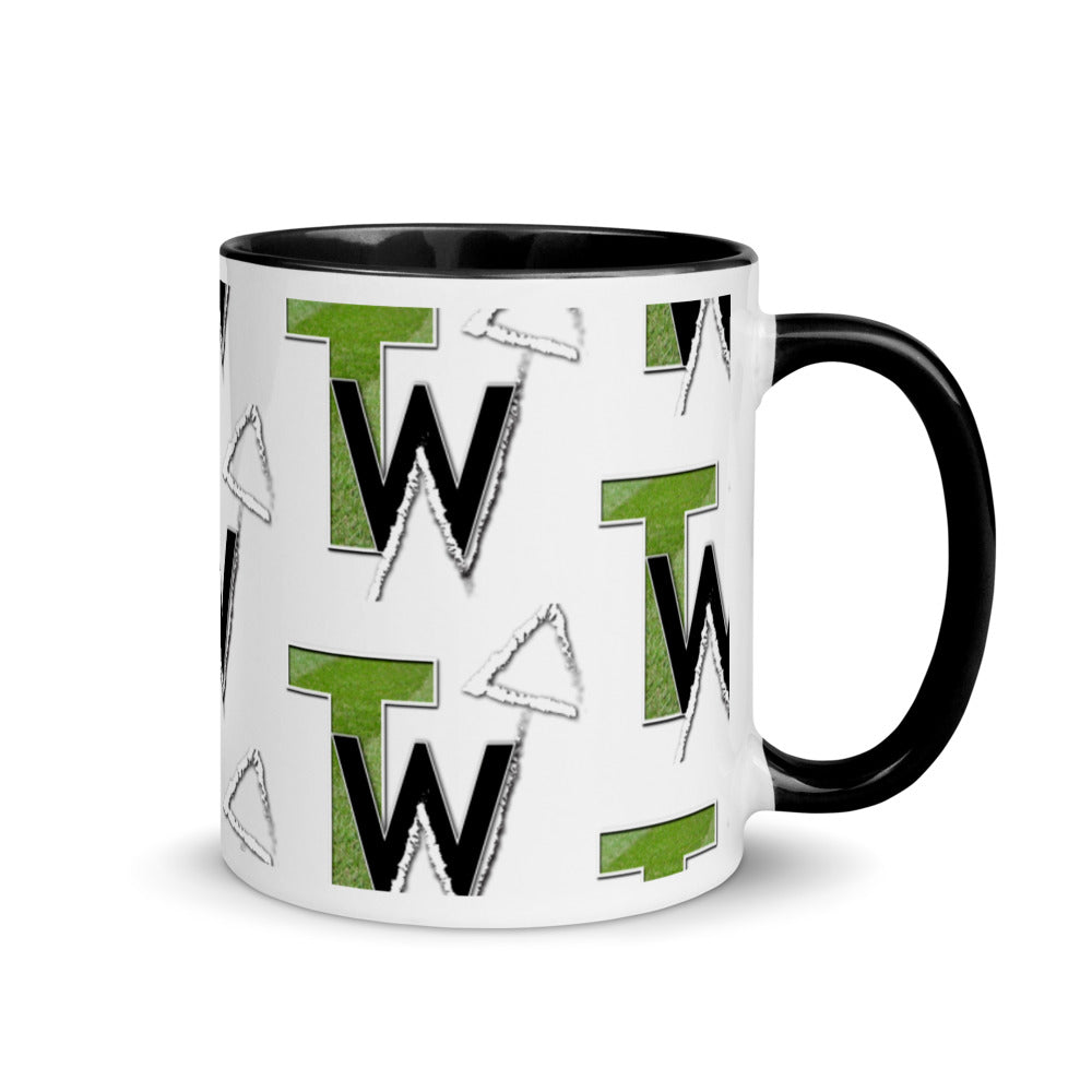 White TWN Layered Logo Mug