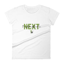 Load image into Gallery viewer, Tackle What&#39;s Next Script | Women&#39;s Short Sleeve T-Shirt (Black, White)
